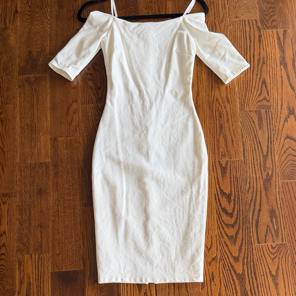 Lulu's White Midi Dress
